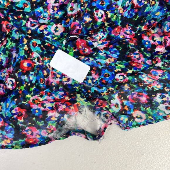 RTR SALONI
Jewel Rosette Lana Dress Black/Floral size 4 Strappy MIDI silk ruffle - Picture 7 of 7